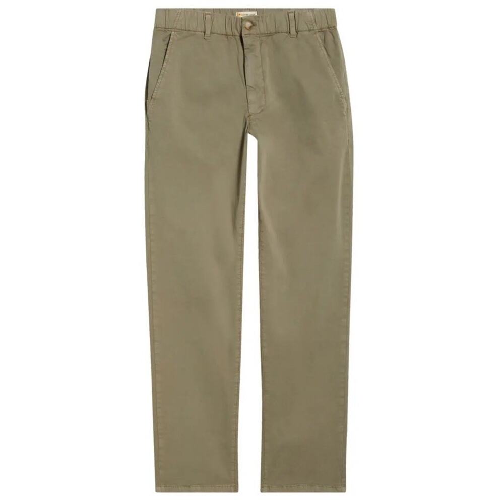 Marine Layer Pants Mens L Olive Green Saturday Breeze Chino Elastic Waist 16871